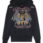 Felpa in cotone con stampa S74GU0942 D25028814 DSQUARED2 