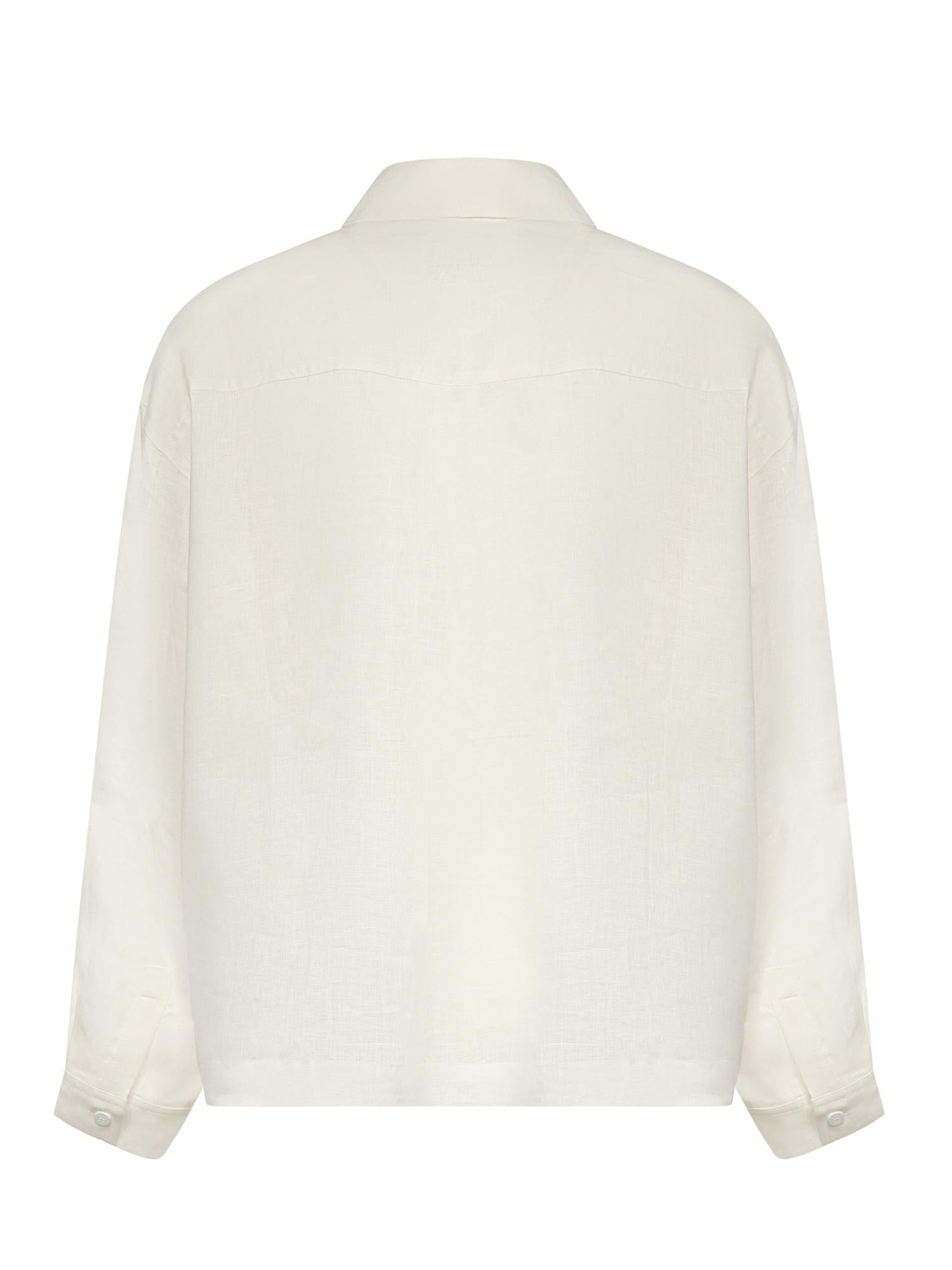 Camicia in cotone con stampa SH005001 VU BONSAI 