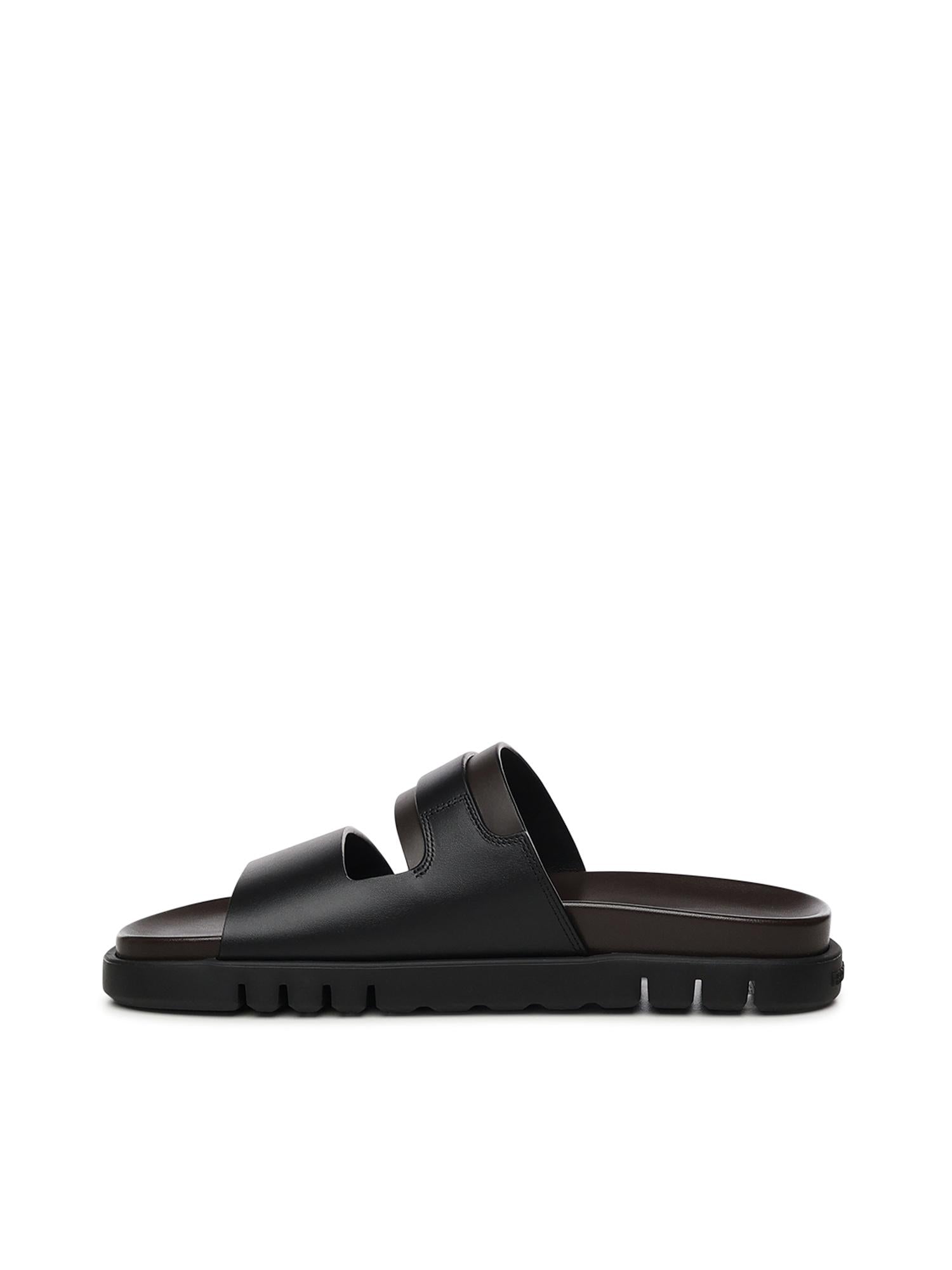 Sandalo a doppia fascia in pelle 02A394 789256001 FERRAGAMO 