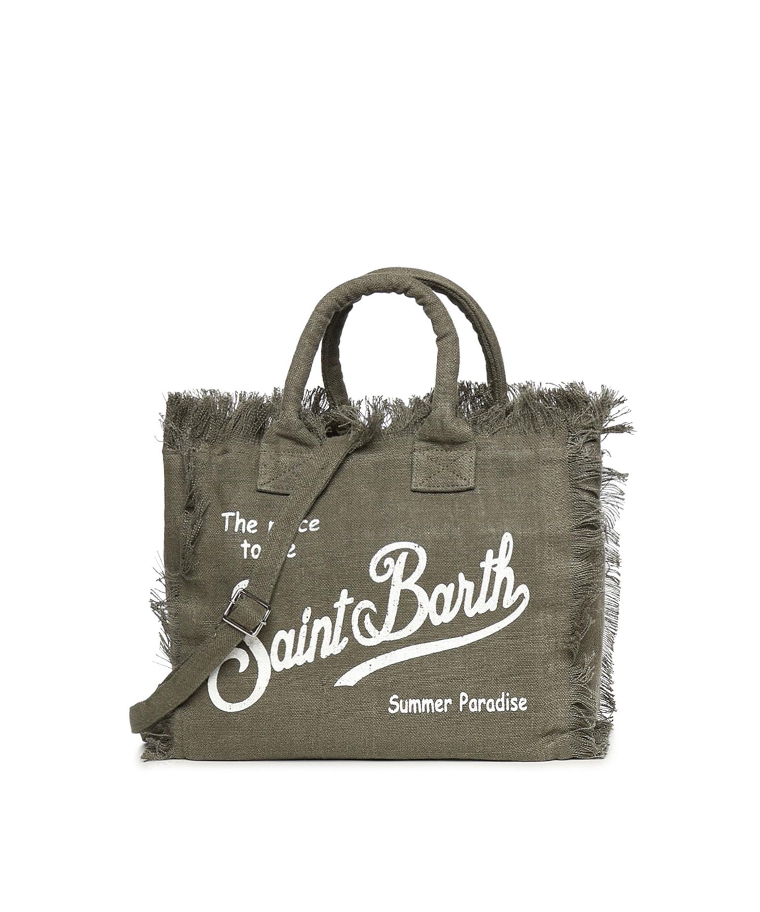 Borsa Colette in lino con logo COL0018 00144L MC2 SAINT BARTH 