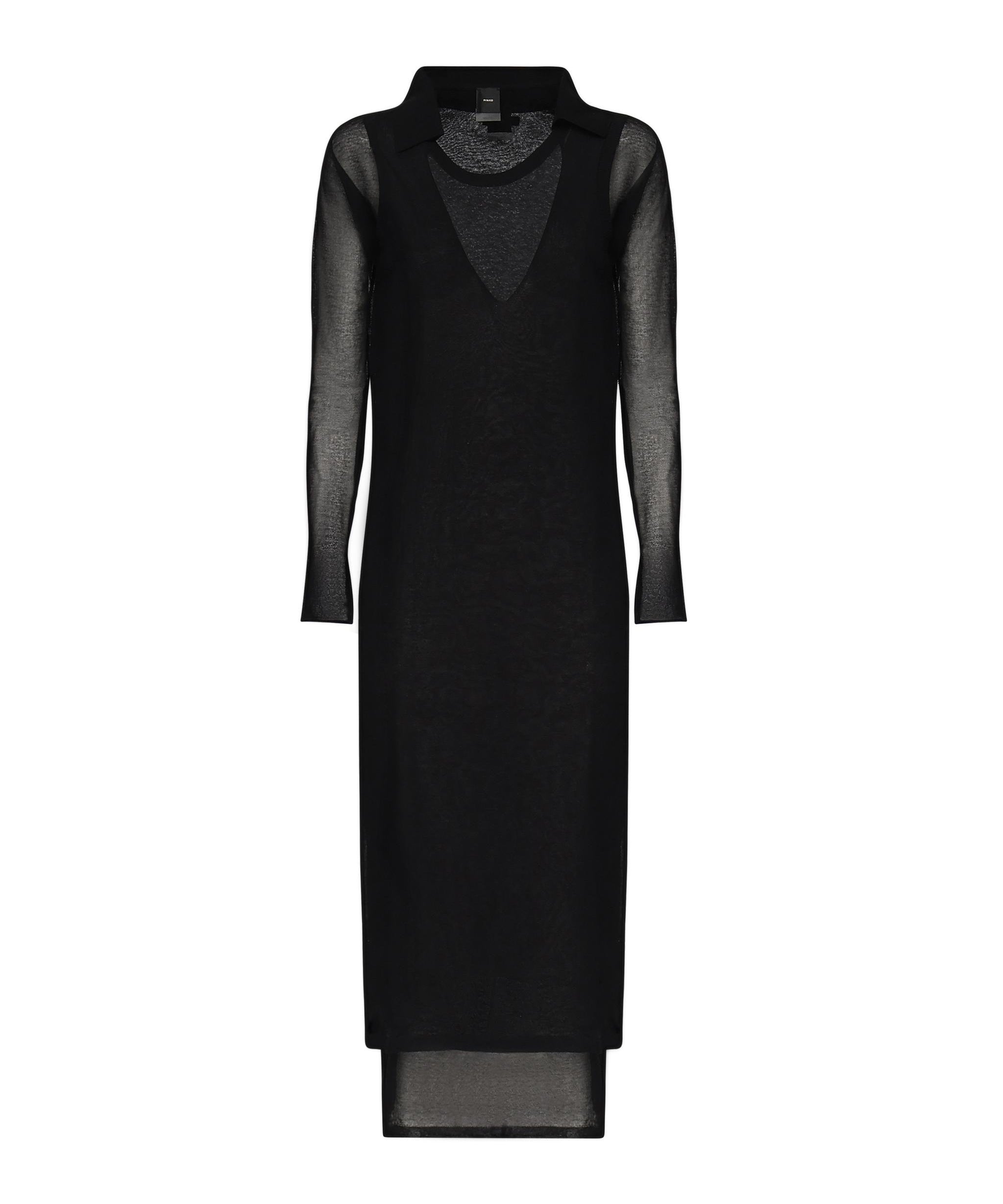 Vestito midi in cotone leggero 105154 A2LSZ99 PINKO 