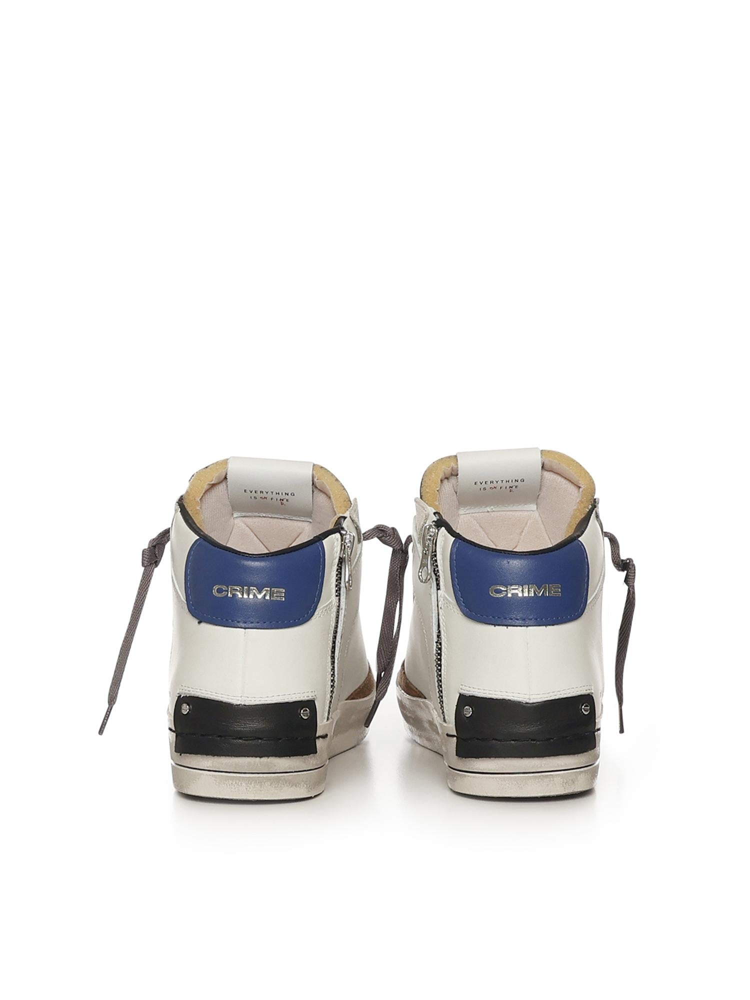 Sneaker Sk8 Deluxe Mid 11151AA8B WHITE CRIME LONDON 