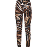 Leggings con stampa Marmo<BR/> 5UTT20 5U775066 PUCCI 