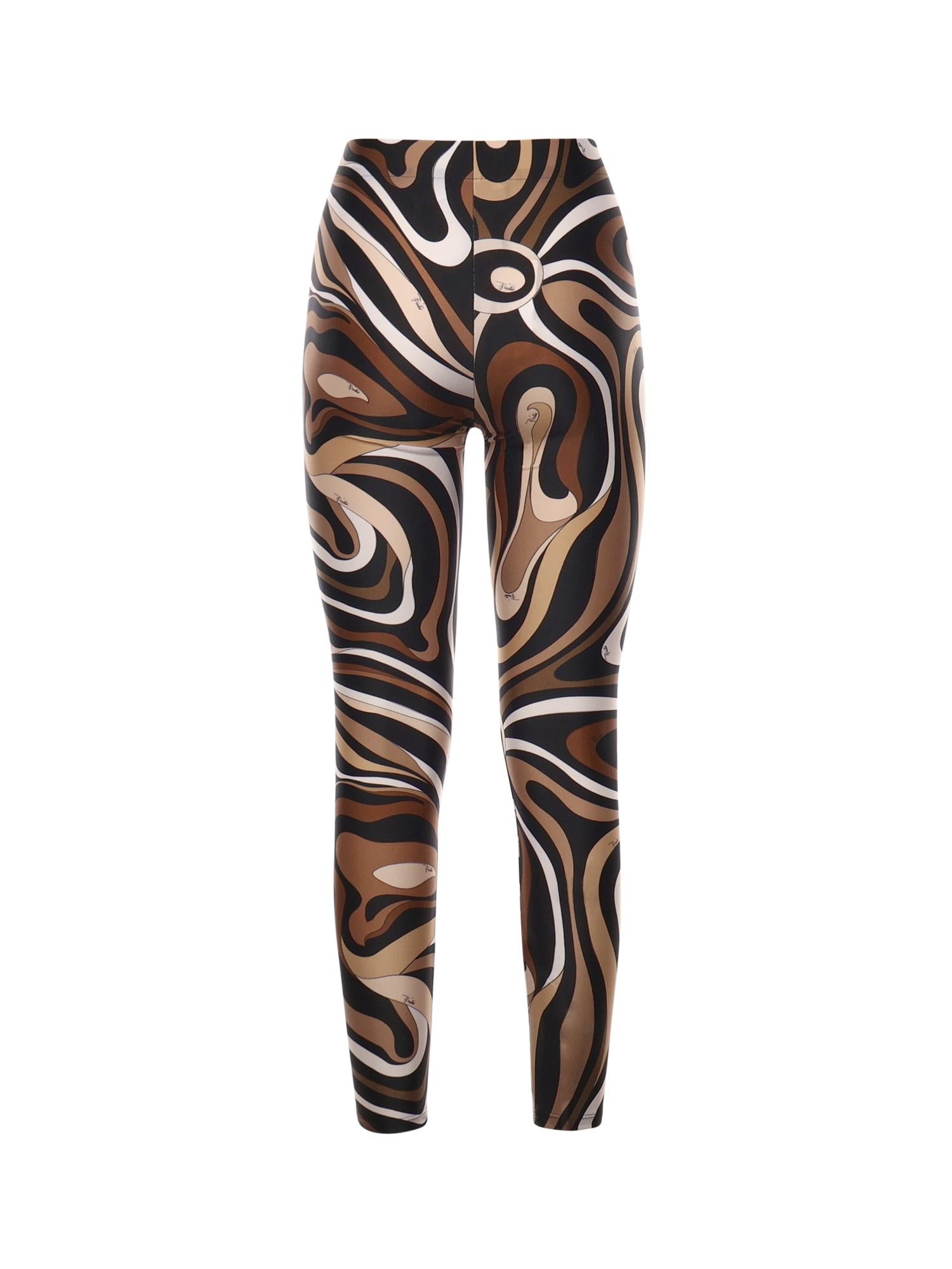 Leggings con stampa Marmo<BR/> 5UTT20 5U775066 PUCCI 