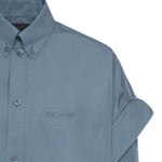 Camicia con maniche con risvolto in popeline di cotone 857833 TTM131463 BALENCIAGA 