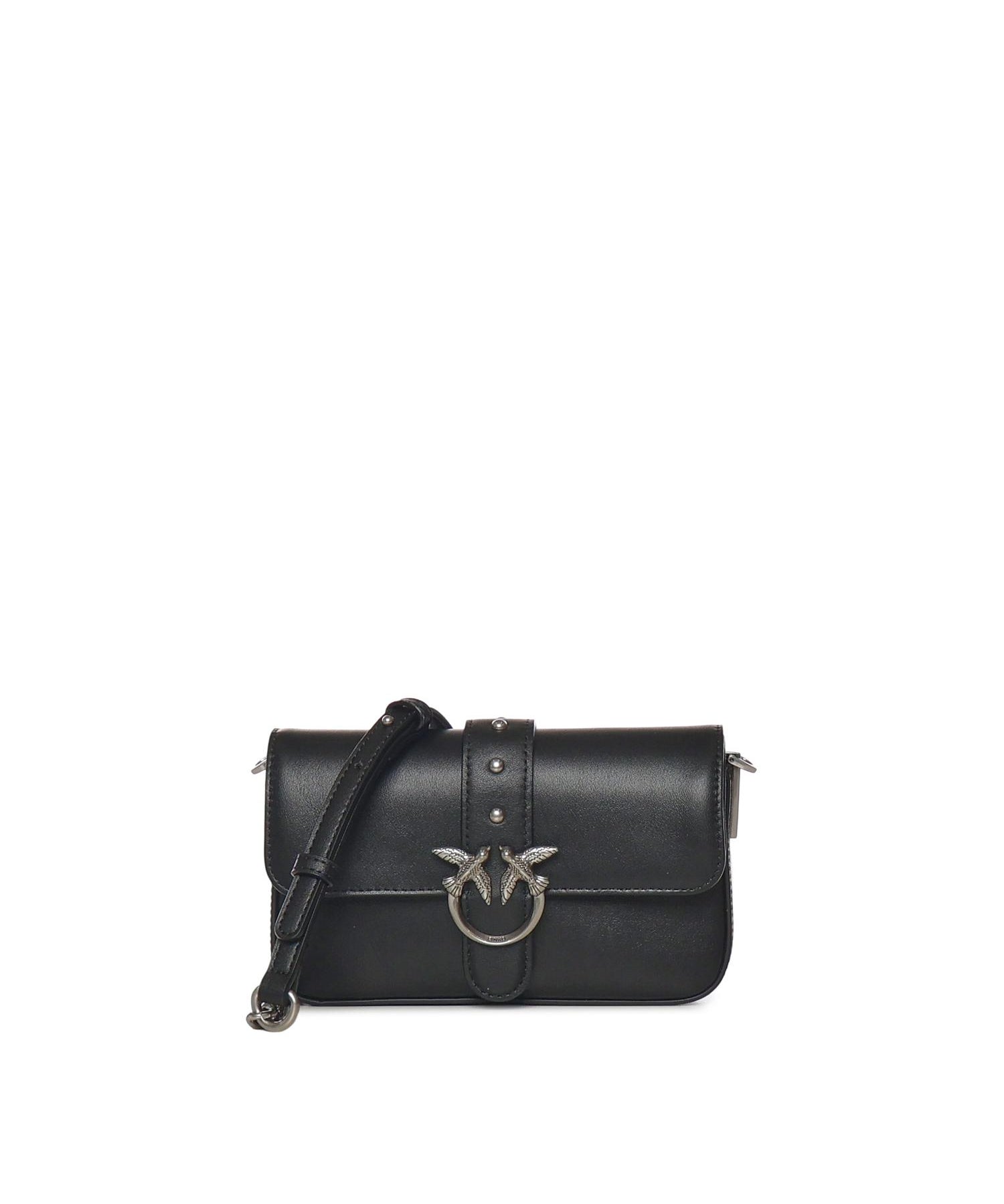 Borsa a spalla Baby Love Bag One Slouchy in pelle 105353 A0QOZ99O PINKO 