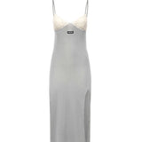 Abito in jersey di seta MF6233 19E1F0031 MIU MIU 