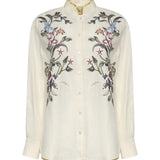 Camicia in lino ricamata 8B3AB826 9M4AM0 VALENTINO GARAVANI 