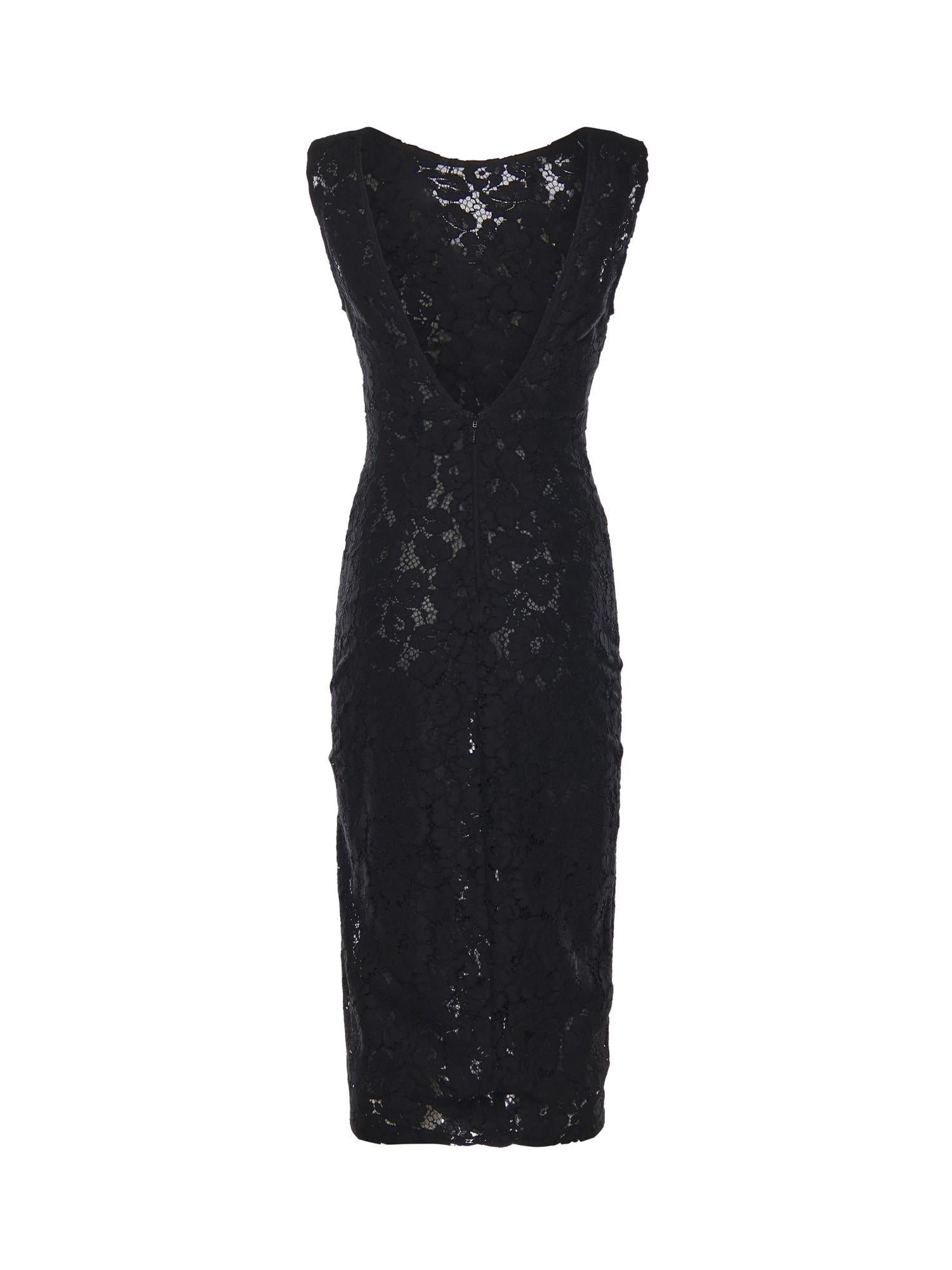 Abito in pizzo floreale 106588 A330Z99 PINKO 