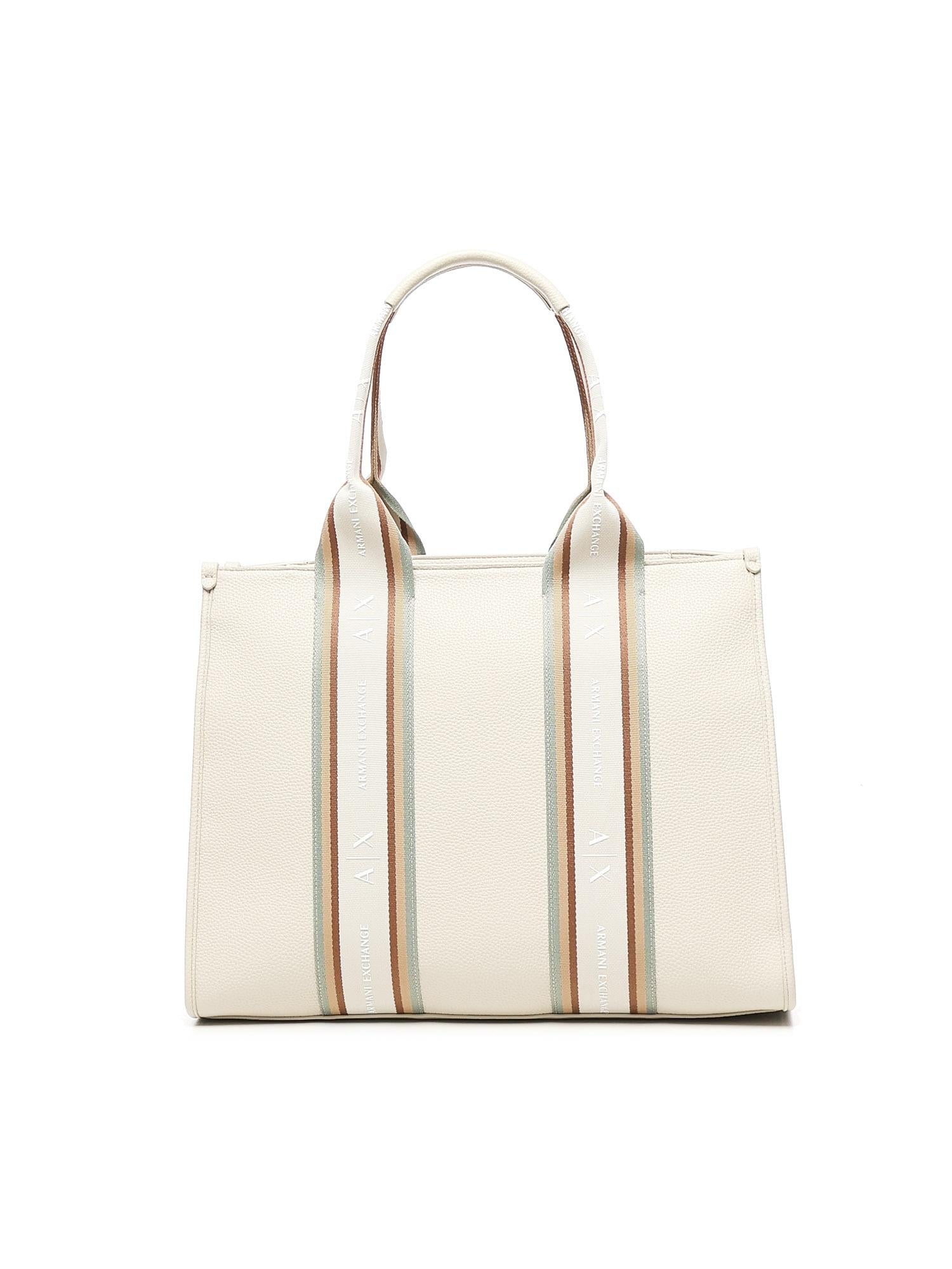 Tote bag con bande a contrasto<BR/> XW000934 AF13685M8126 ARMANI EXCHANGE 