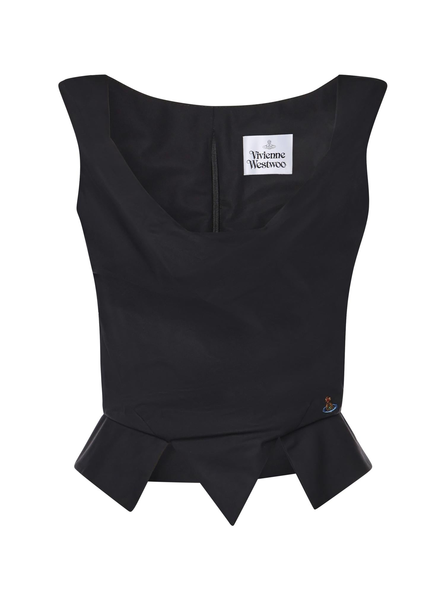Top Sunday in cotone 1505000M W009QN401 VIVIENNE WESTWOOD 