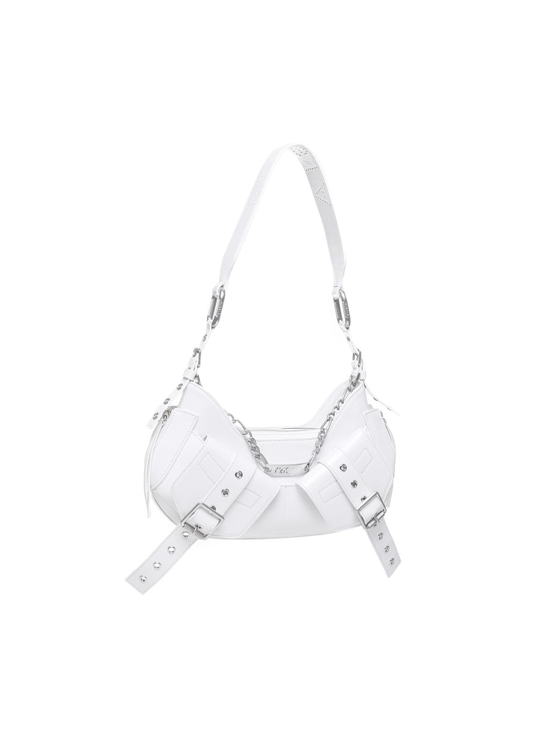 Borsa a spalla y2k001 FBBP70001CAR -BIANCO/NICKEL BIASIA 