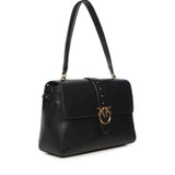 Borsa a spalla maxi Love Bag Slouchy in pelle 105067 A0QOZ99Q PINKO 