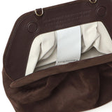 Clutch Tia suede TMFW25TSUE109 EBONY THEMOIRè 