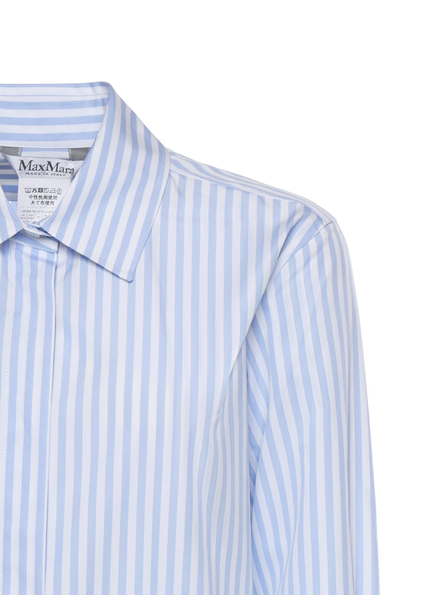 Camicia in popeline a righe 2611111111600 002 MAX MARA 