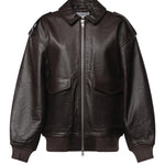 Giacca Viper in pelle JAFS18397200  THE FRANKIE SHOP 