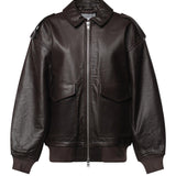 Giacca Viper in pelle JAFS18397200  THE FRANKIE SHOP 