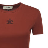 Top cropped in cotone FS8110 ANQMF1T6K FENDI 