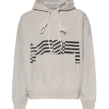 Felpa con cappuccio con stampa Flag vintage GUP02545 P00238160513 GOLDEN GOOSE 