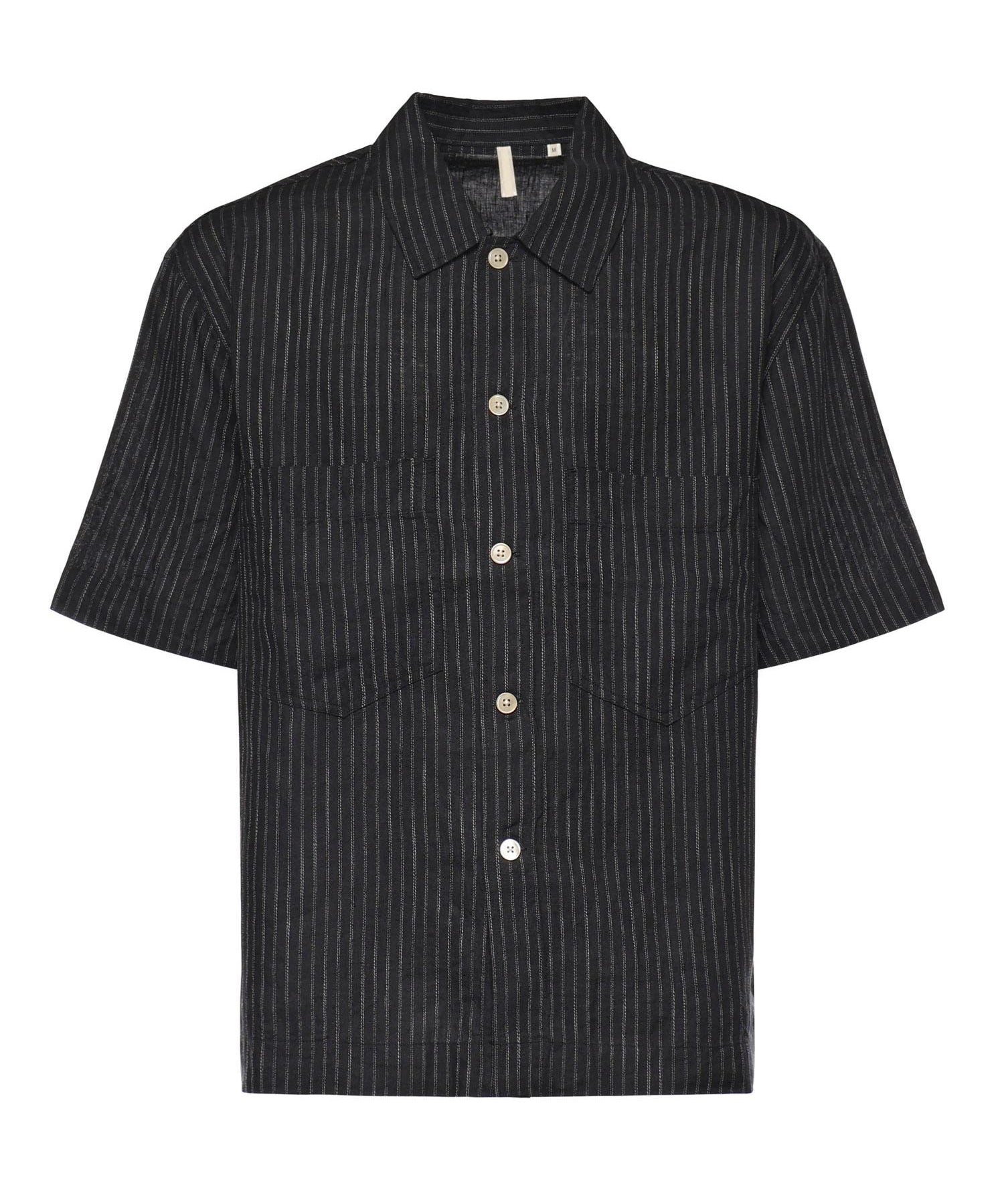 Camicia Adam in lino 1291-1 999 SUNFLOWER 