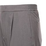 Pantaloni loose con pinces PT005V4 GRY BONSAI 