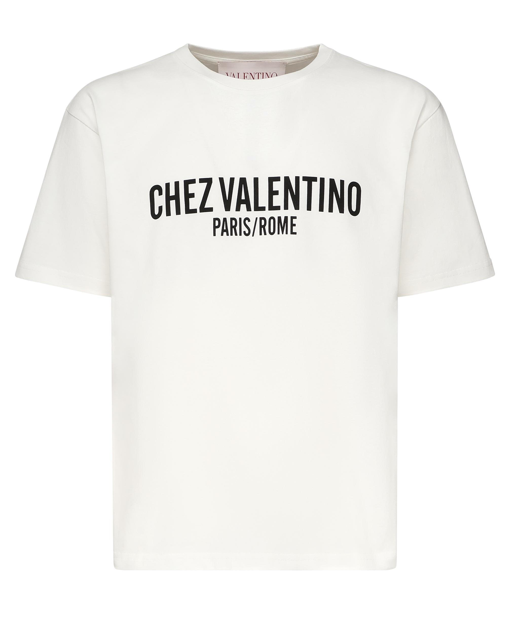 T-Shirt con stampa Chez Valentino 6V3MG16P APGA03 VALENTINO GARAVANI 