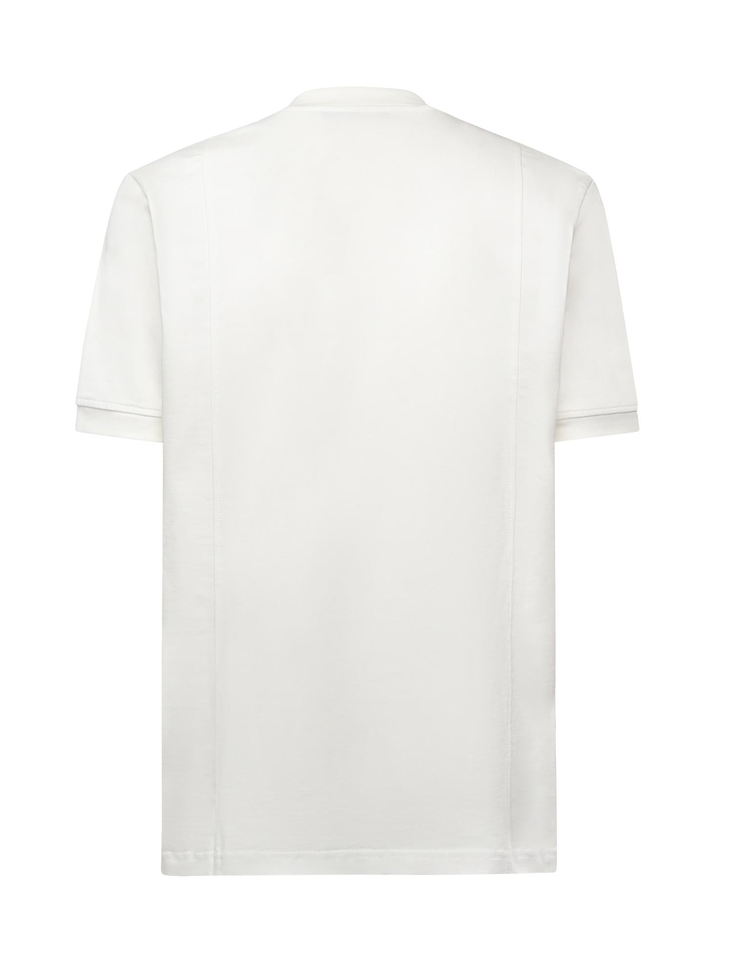 T-shirt in puro cotone BOB BIANCO GIULIANO GALIANO 