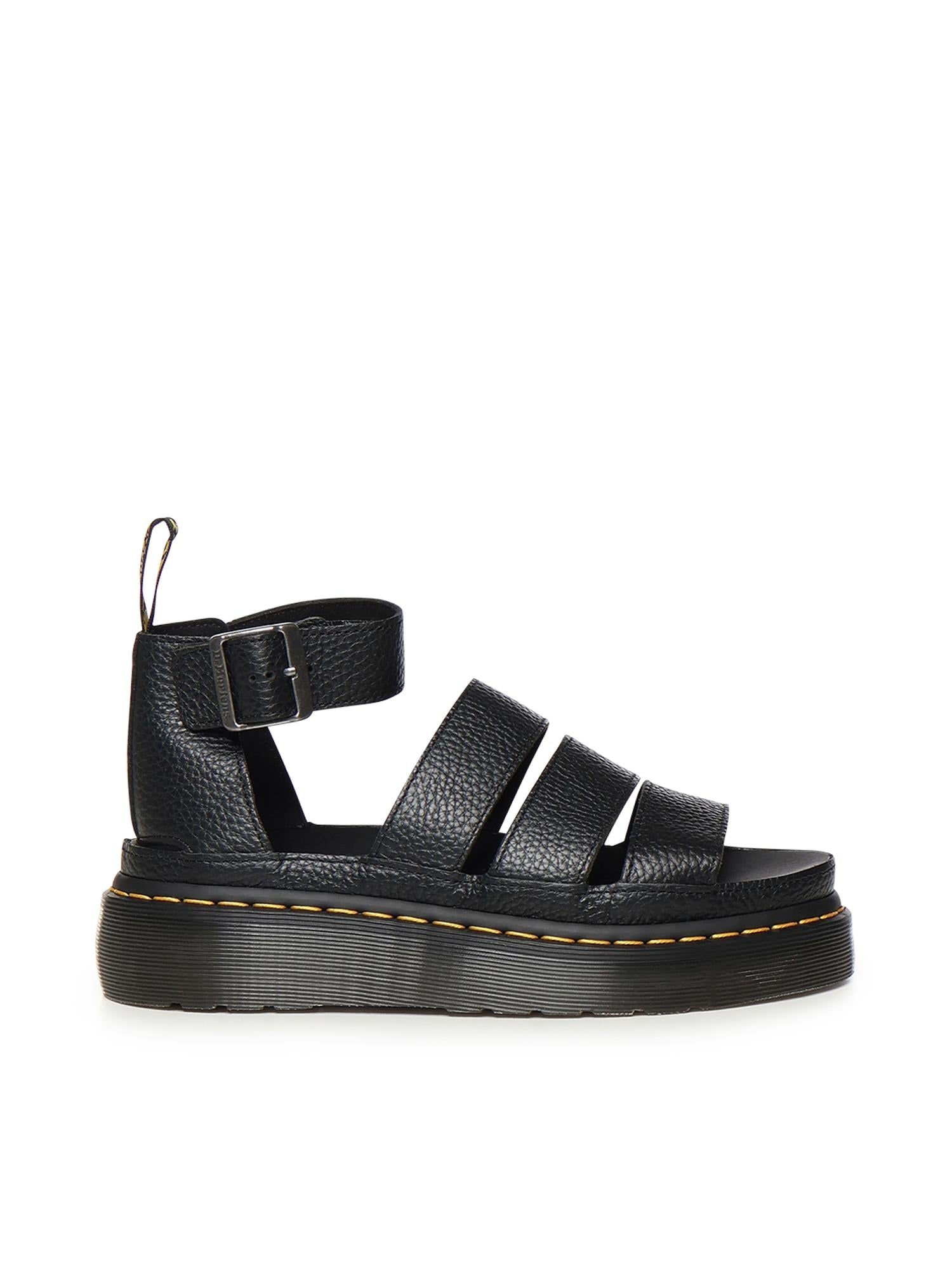 Sandali Platform di pelle Clarissa II Quad 24476001  DR. MARTENS 