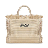 Borsa Colette effetto paglia con logo COL0017 00421L MC2 SAINT BARTH 
