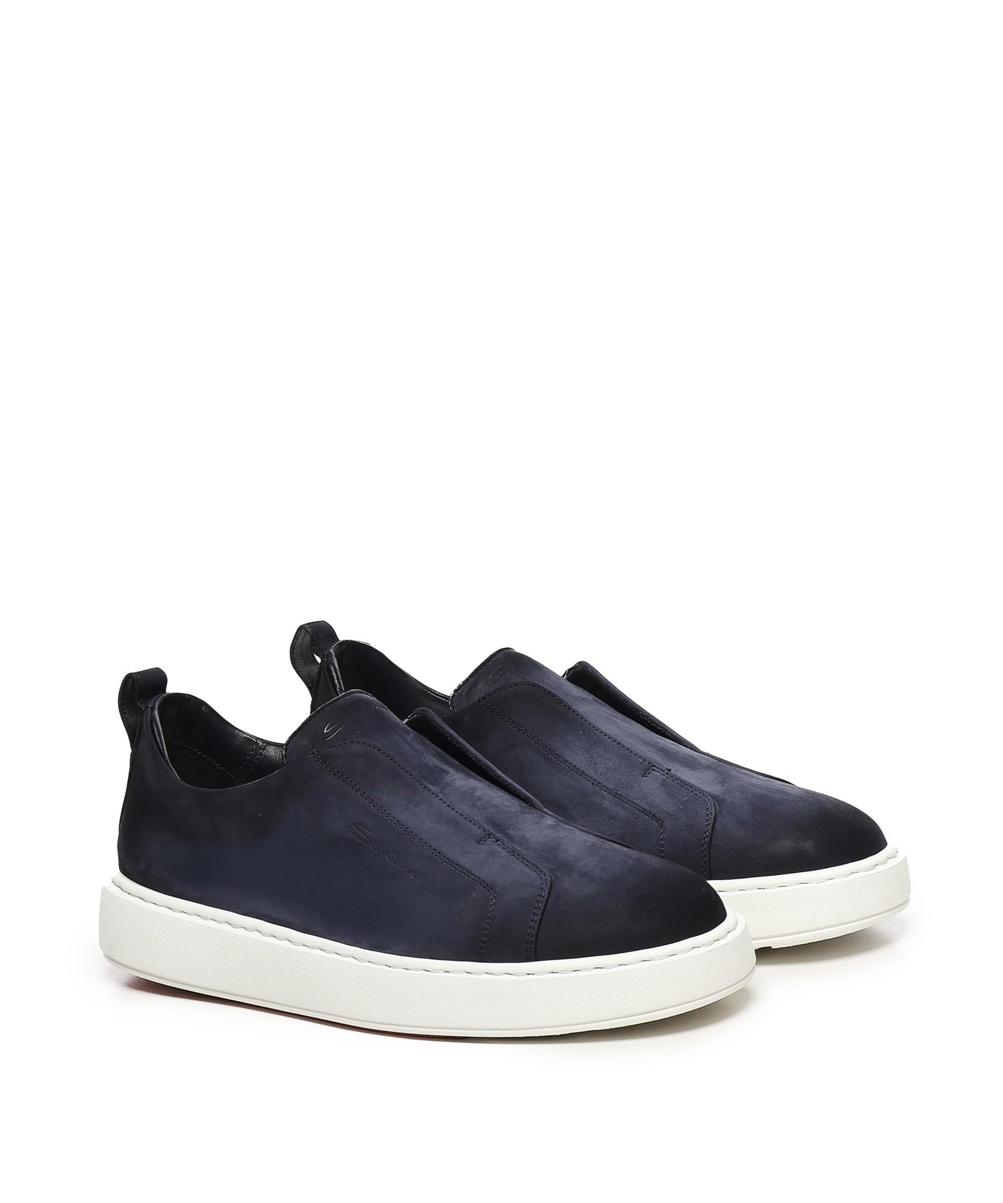 Sneakers Victory in suede<BR/> MBCD21995BARTF EHU59BLU SANTONI 
