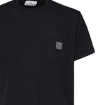 T-shirt con toppa Compass K1S152100219 S0057V0020 STONE ISLAND 