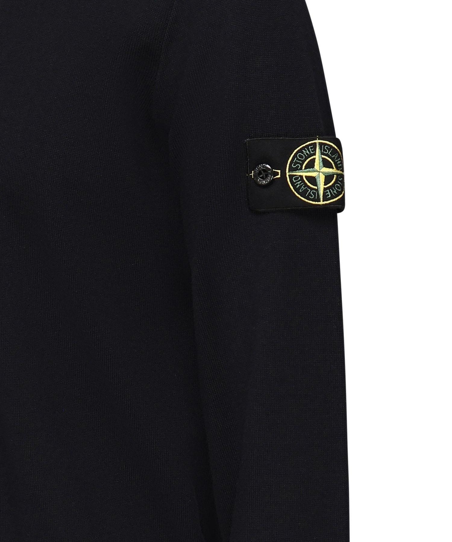 Maglione girocollo con impunture a rilievo K2S155100071 S00C4V0020 STONE ISLAND 