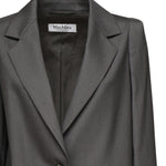 BLAZER MONOPETTO IN LANA, MOHAIR E SETA "EBRIDI" 2511041253600 015 MAX MARA 