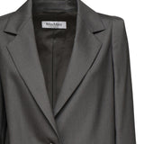 BLAZER MONOPETTO IN LANA, MOHAIR E SETA "EBRIDI" 2511041253600 015 MAX MARA 