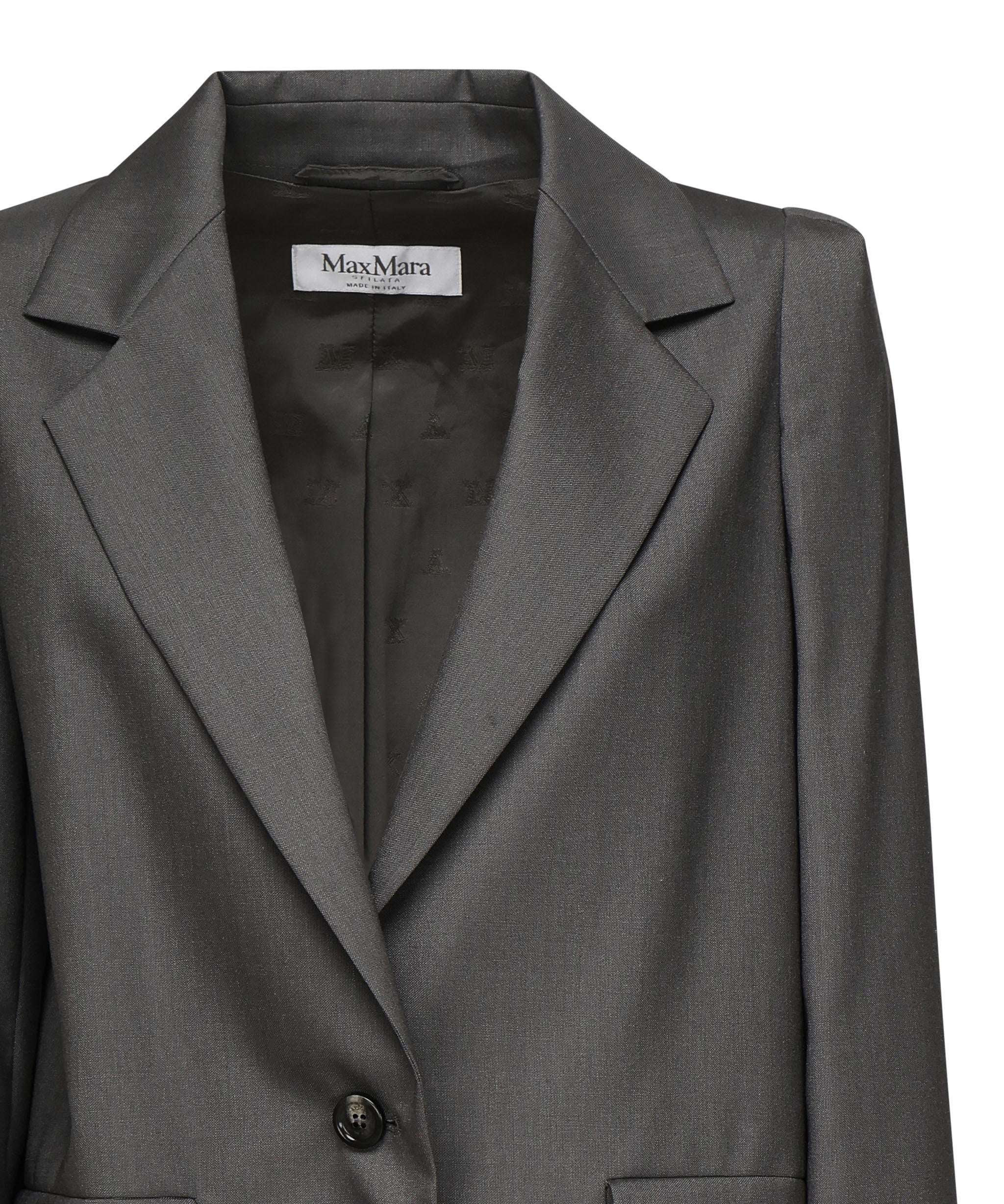 BLAZER MONOPETTO IN LANA, MOHAIR E SETA "EBRIDI" 2511041253600 015 MAX MARA 