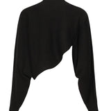 Pullover asimmetrico AA9G0043K082B 995 ALAIA 