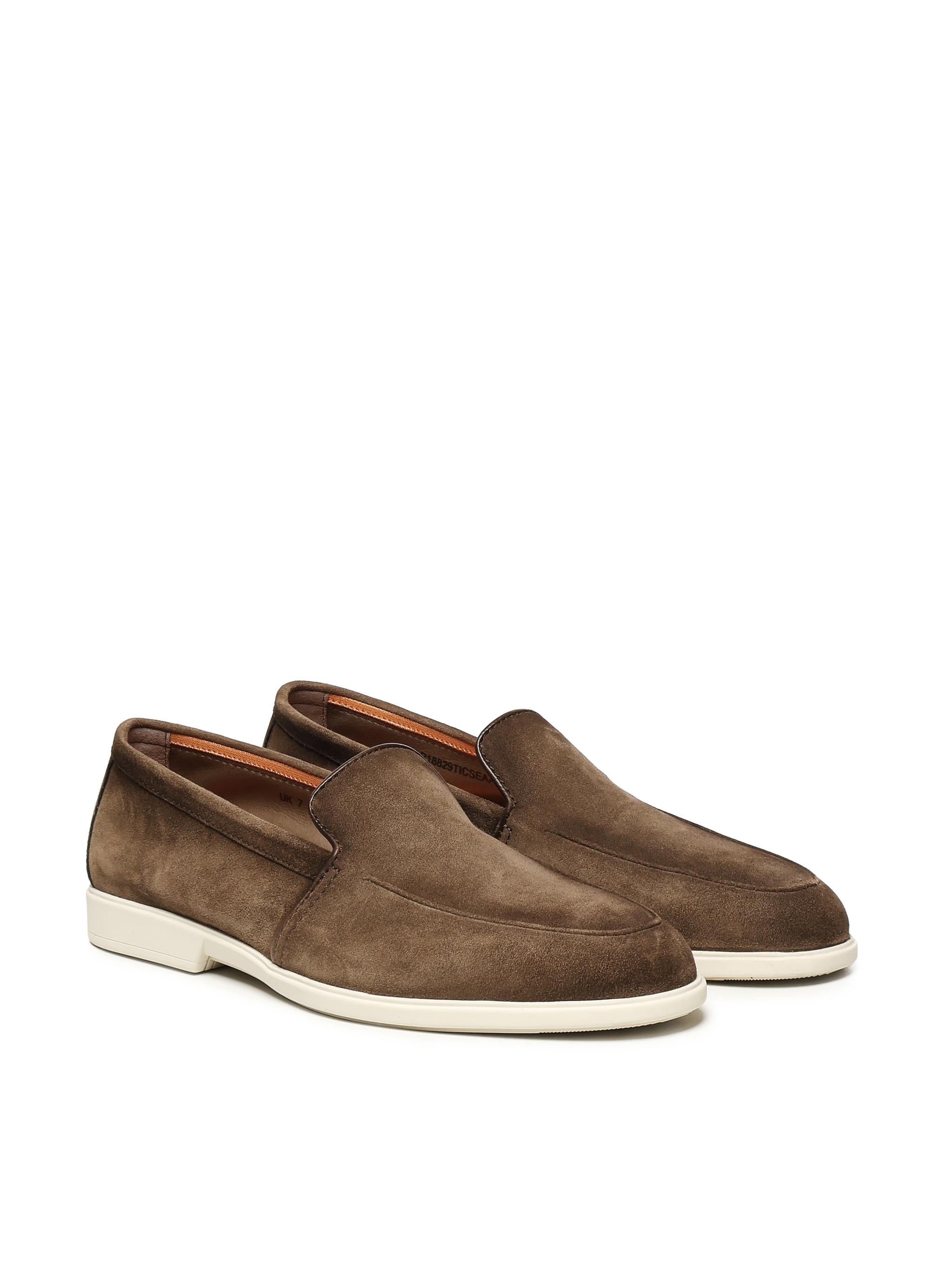 Mocassini Malibu MGAR18829TICS EAAM21BROWN SANTONI 