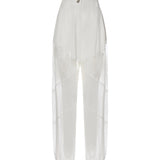 Pantalone Nacy con inserti in pizzo 106275 A336Z05 PINKO 