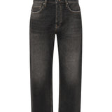 Jeans crop con applicazione posteriore logo GMP01186 P00099490100 GOLDEN GOOSE 