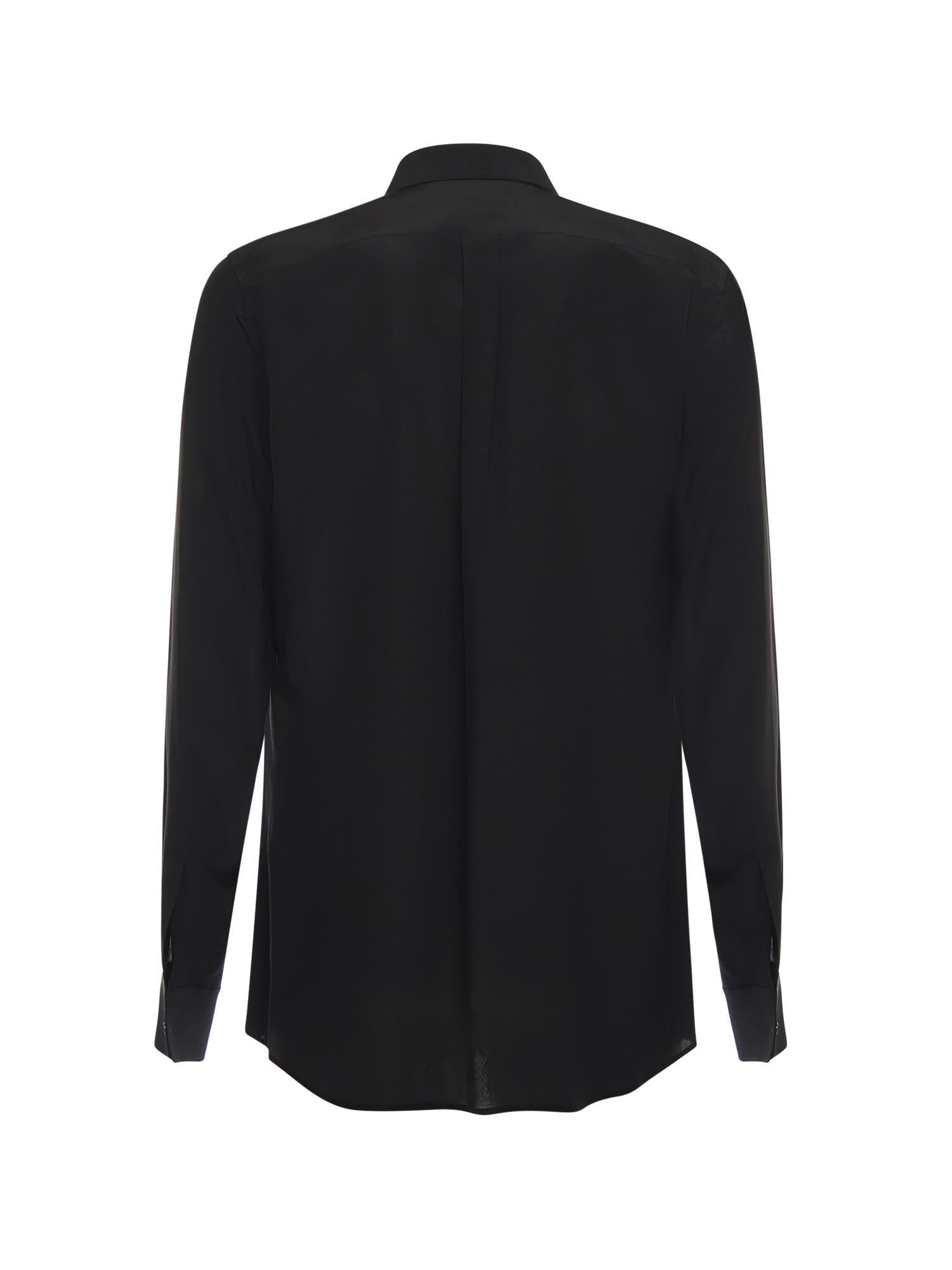 Camicia in crêpe de chine di seta G5ML1T FU1UQN0000 DOLCE & GABBANA 