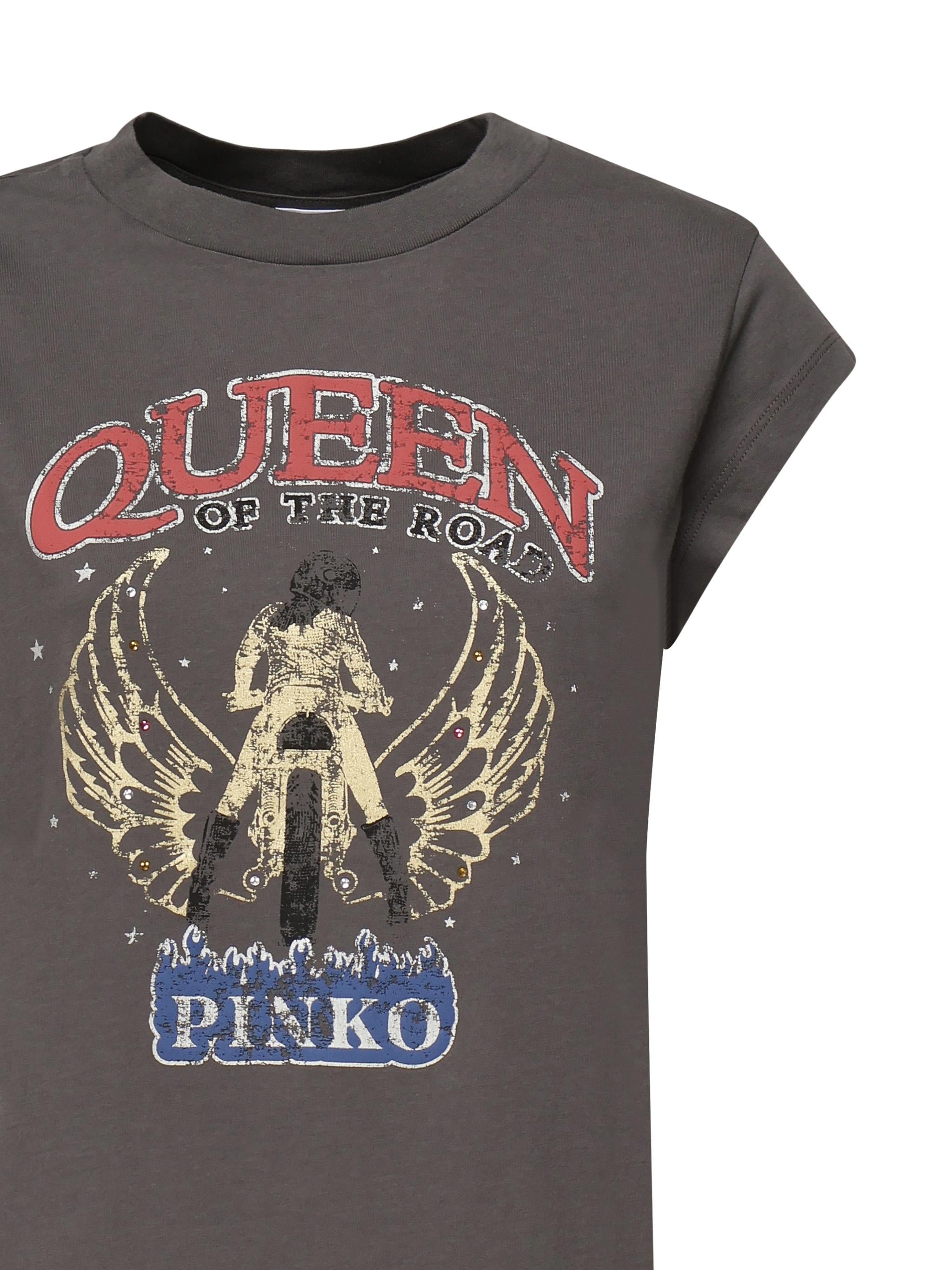 T-shirt con stampa 104603 A2DAI63 PINKO 