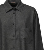 Camicia Oversize Georgina T160901B TNW045GREY MELANGE THE ANDAMANE 