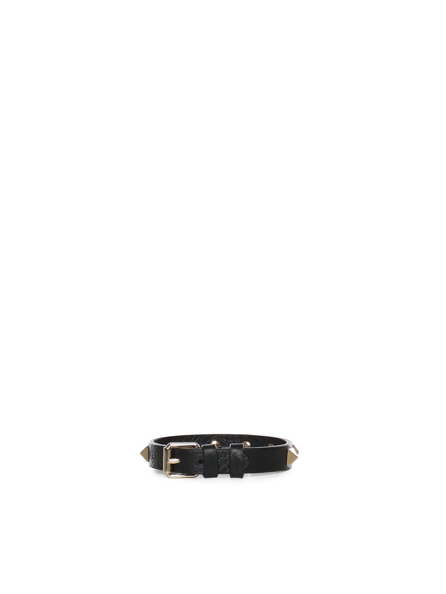 Bracciale Rockstud in pelle e borchie 8Y2J0X53 HAU0NO VALENTINO GARAVANI 
