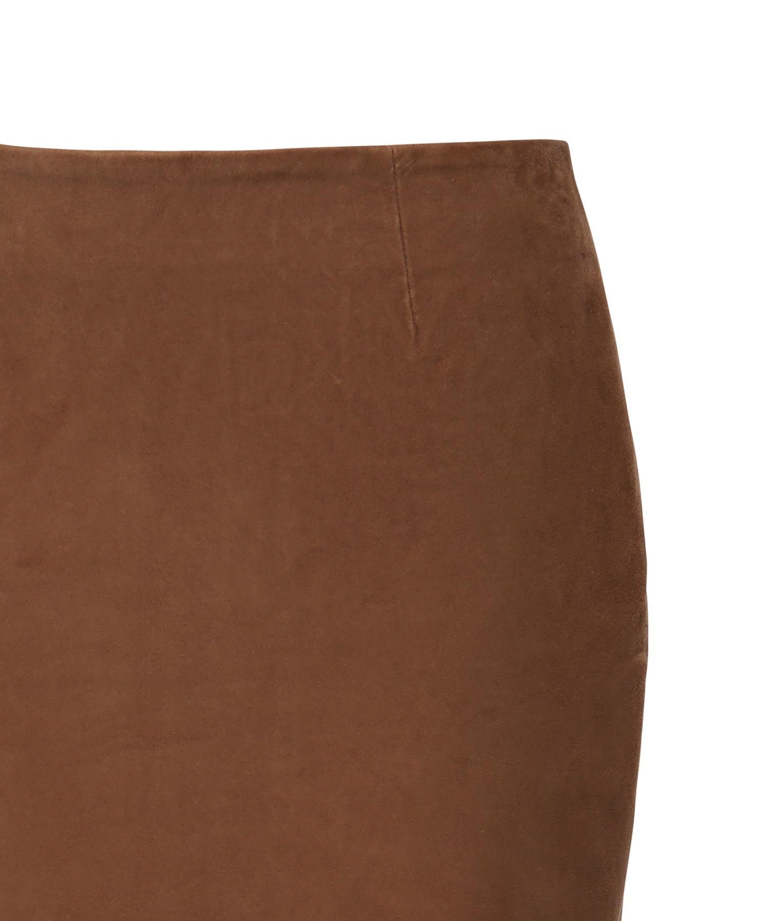 Minigonna in suede 115592 249 ROTATE 
