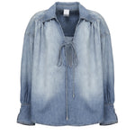 Blusa calahari in denim 104630 A2DTPJO PINKO 