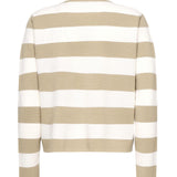 Maglia a righe in lana con ricamo<BR/> 2521366091600 008 MAX MARA 