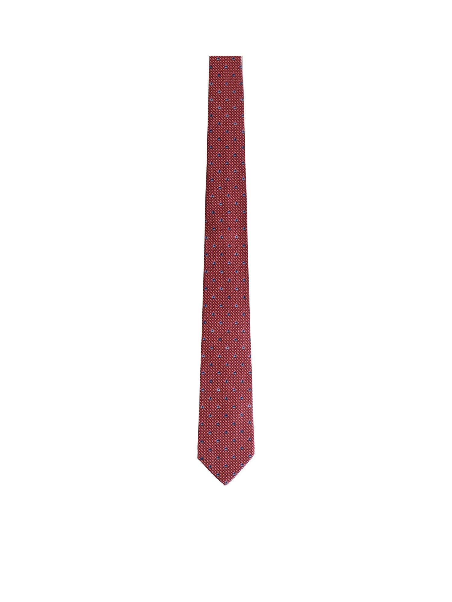 Cravatta in seta con stampa 350263 731645007 FERRAGAMO 