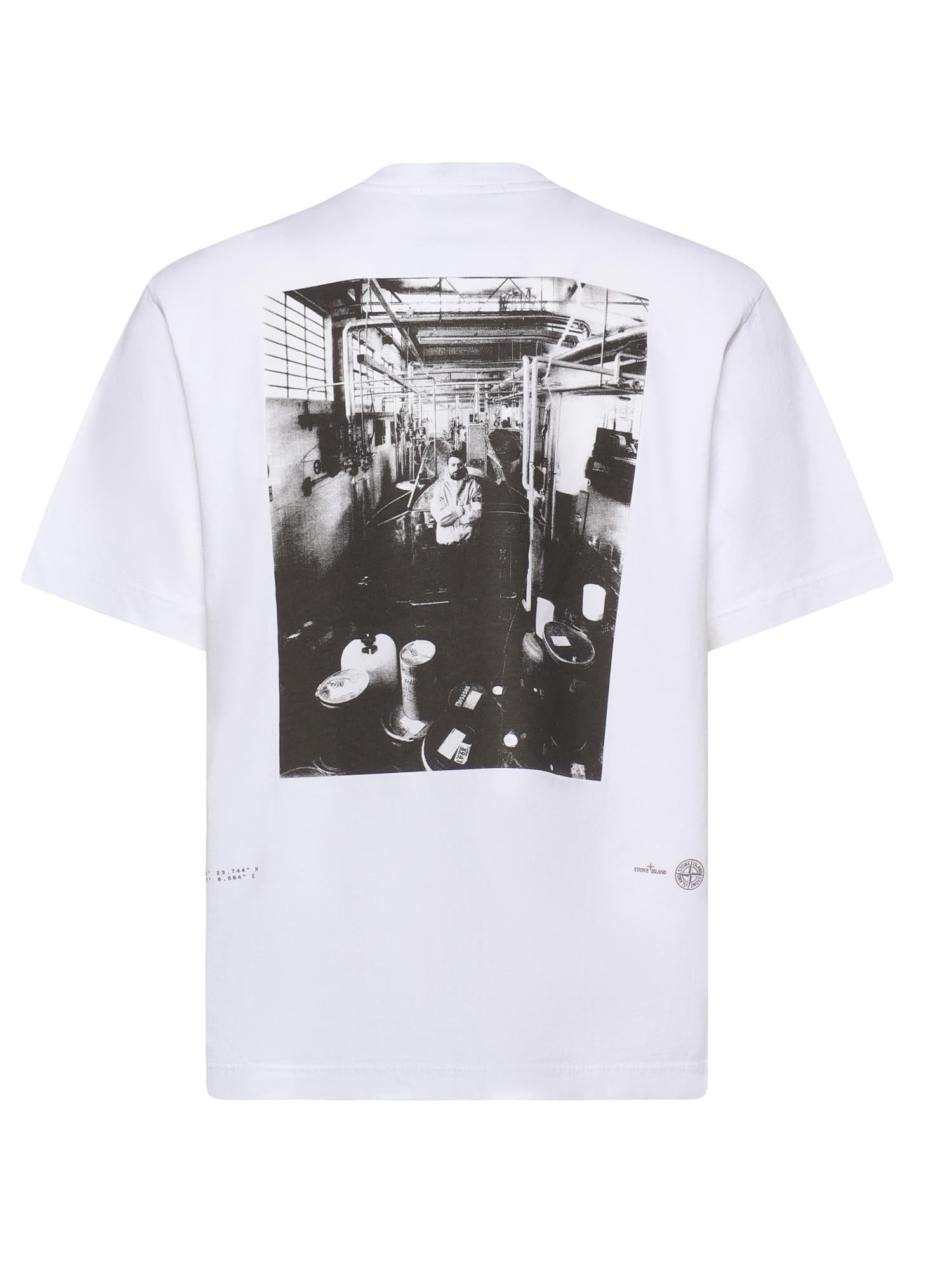T-shirt con stampa 'Carlo' L1S152100001 S0374V0001 STONE ISLAND 