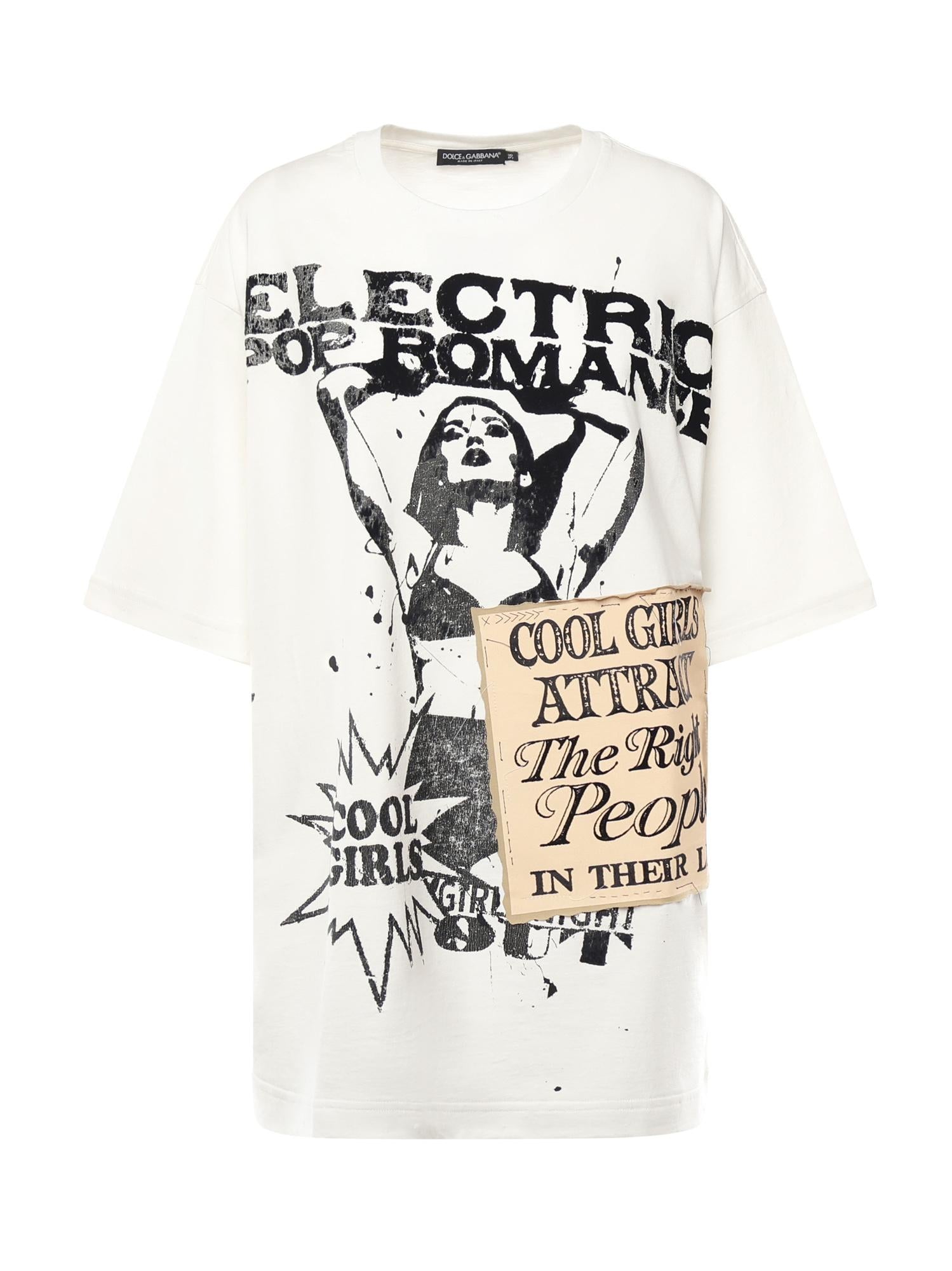 T-shirt in jersey con stampa F8V93T GDDH8S9000 DOLCE & GABBANA 
