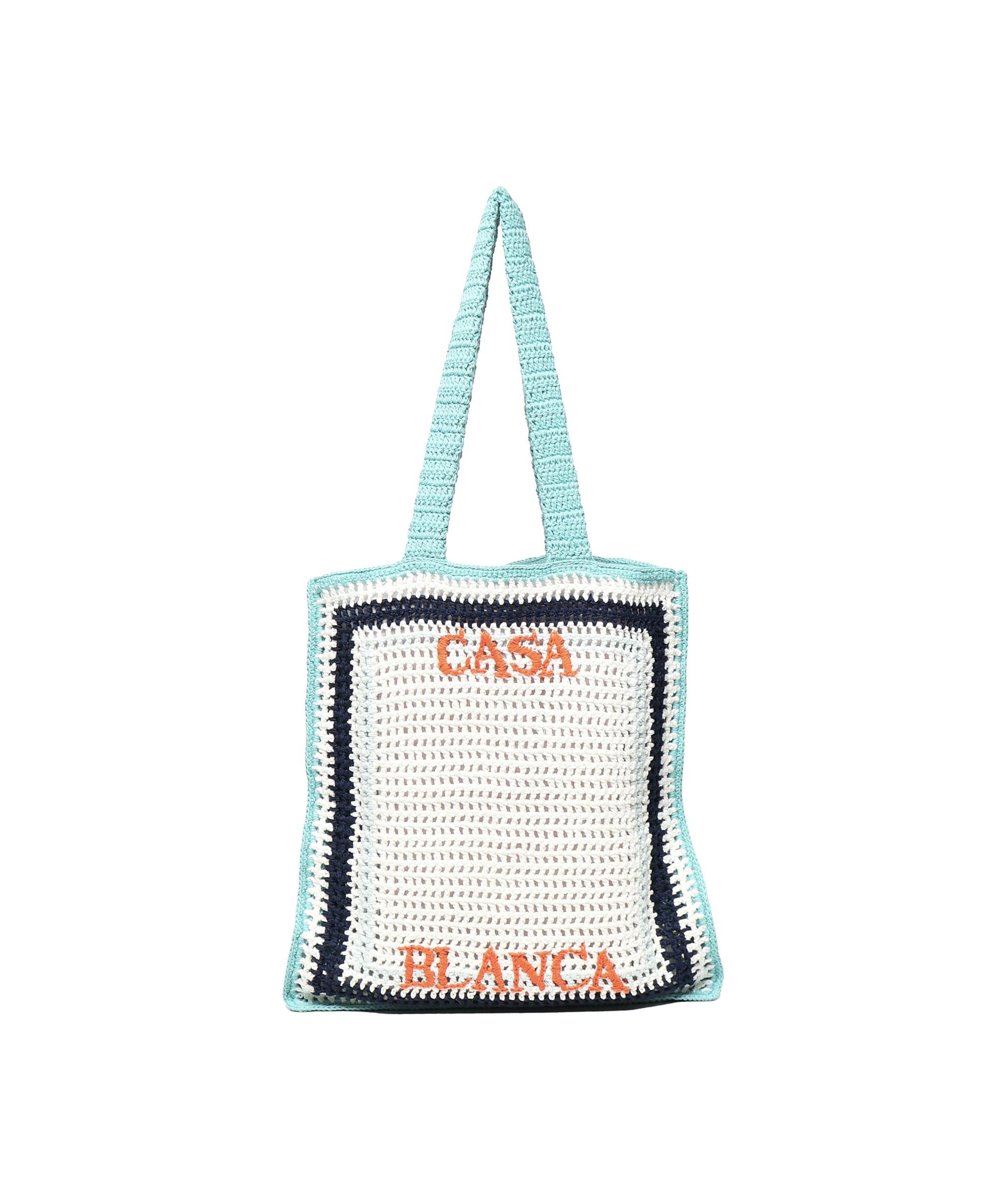 Tote bag Atlantis in crochet AS25BAG132 01 CASABLANCA 